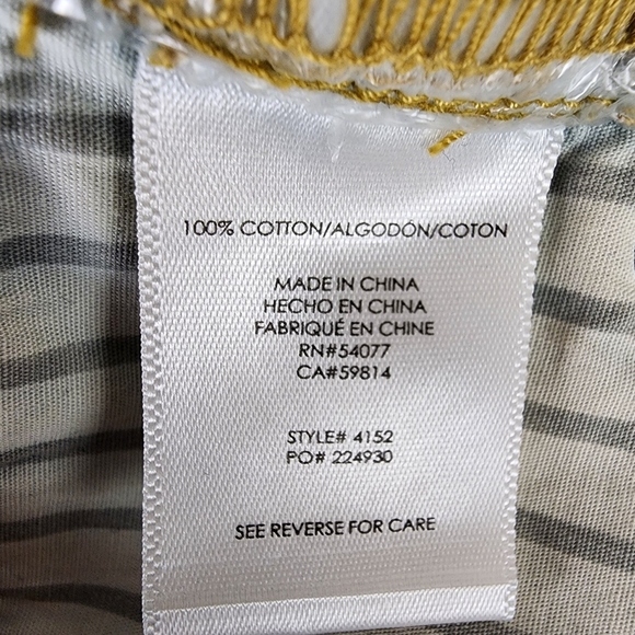 cAbi bf Boyfriend Jeans Ankle Distressed 100% Cotton High Waist Size 12 - Picture 15 of 16